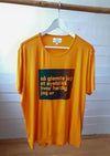 Restevare: unisex t-skjorte med poesi av Trygve Skaug