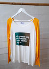 Restevare: unisex langermet t-skjorte med poesi av Trygve Skaug
